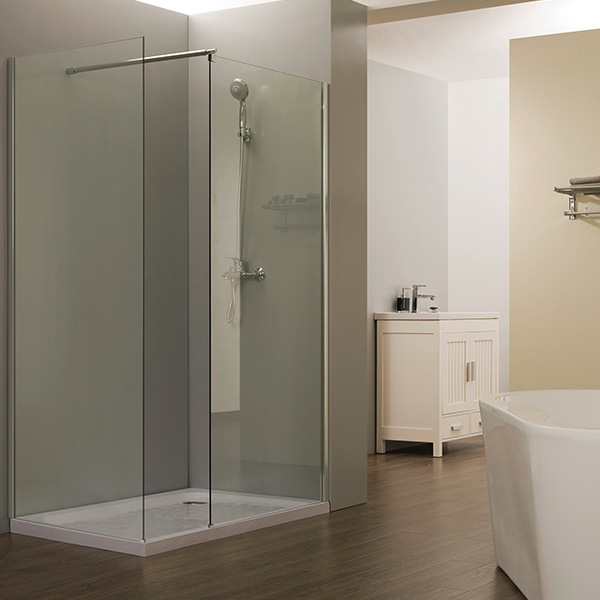 walk-in shower enclosure