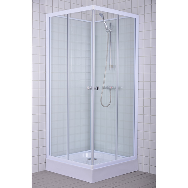 square shower cabin